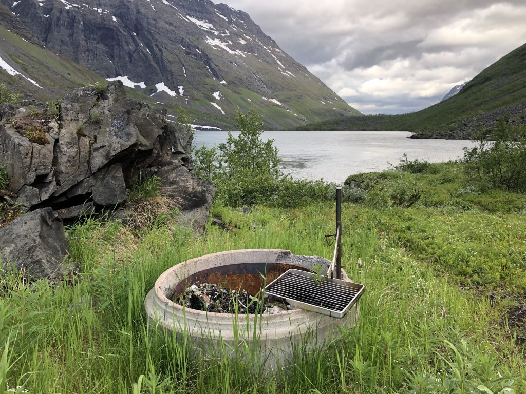 Bålplass Olderdalshytta